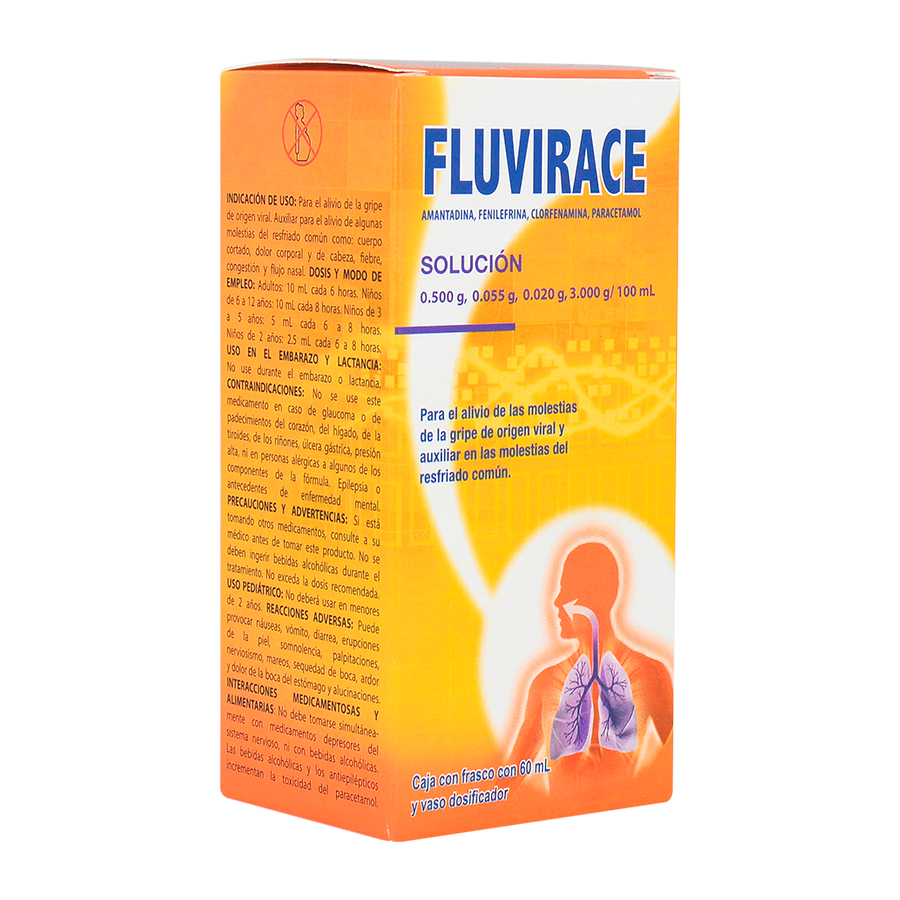 FLUVIRACE(AMAN/FENIL/PARAC/CLORF)60MLSOL